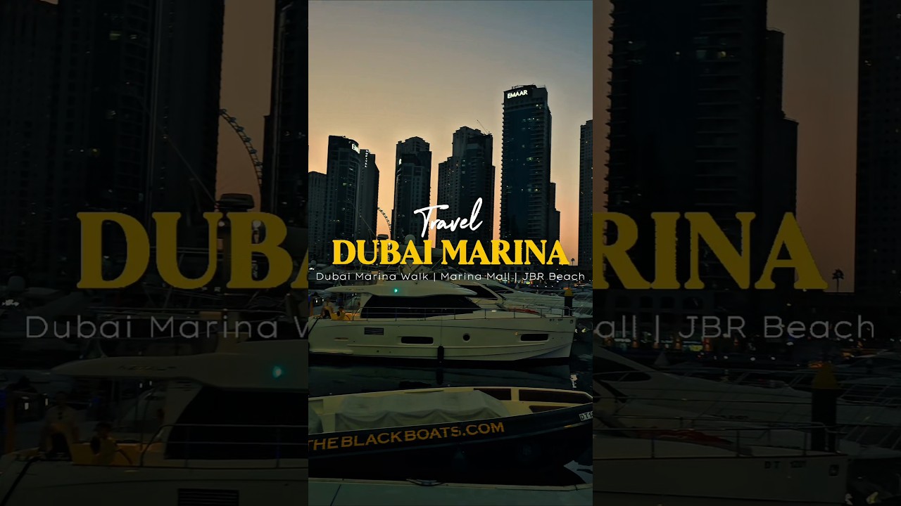 Welcome to DUBAI MARINA #youtubeshorts #youtube #trending #viral