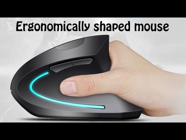 Wireless Mouse Efk Ergonomic Usb 2 4g Wireless Vertical Mouse 800 1200 1600 3200dpi Youtube