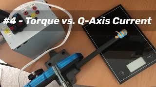 Actuator Torque vs. Q-Axis Current - Quadruped Robot Series #4