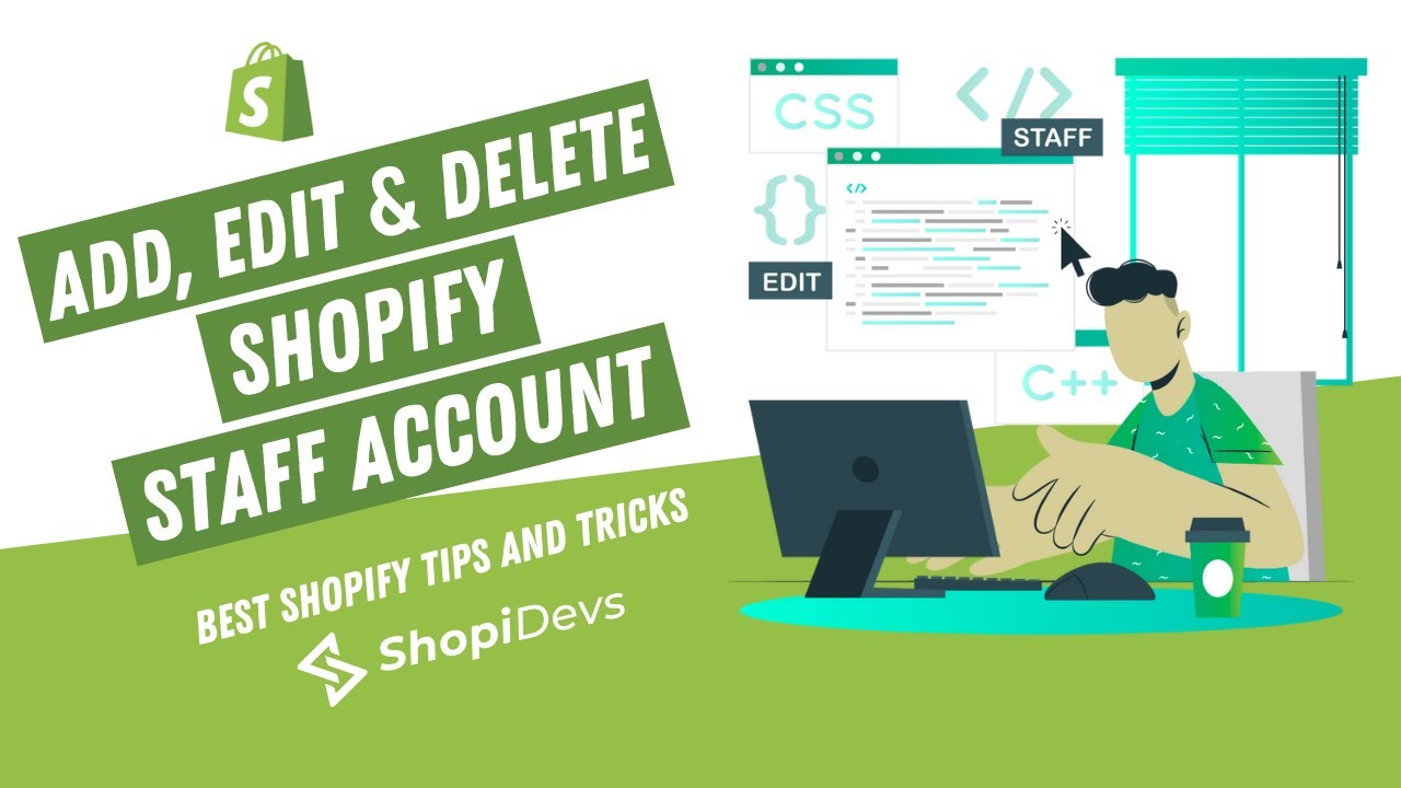 How to Add, Edit and Delete a Shopify Staff Account Shopify Tutorial