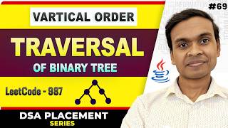 Vertical Order Traversal of Binary Tree | LeetCode 987 | DSA In Java Full Course #69