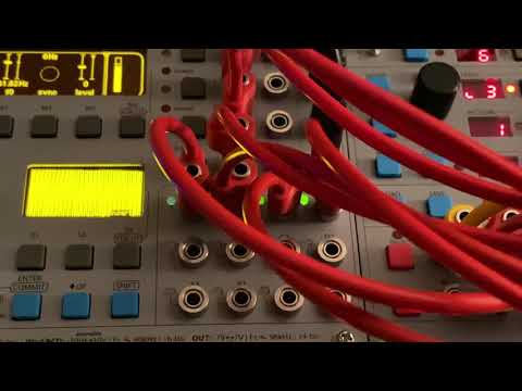 Thursday night sawteeth ER-301 ER-101 4MS DLD 2HP Verb Modular Synth Eurorack
