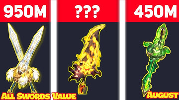 Value List Skyblock 2025 || All Mvp Swords Value || Skyblock Blockman Go