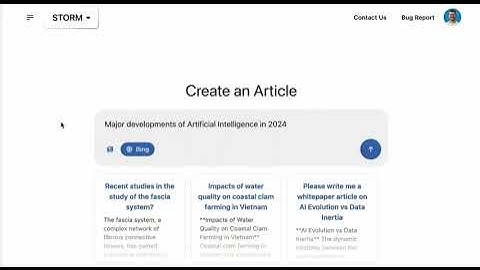 Stanford University introduced STORM an AI-powered tool designed to generate Wikipedia-style reports