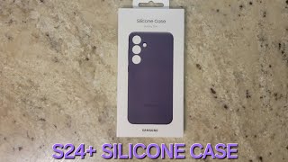 Unboxing Samsung S24+ Violet Silicone Case!