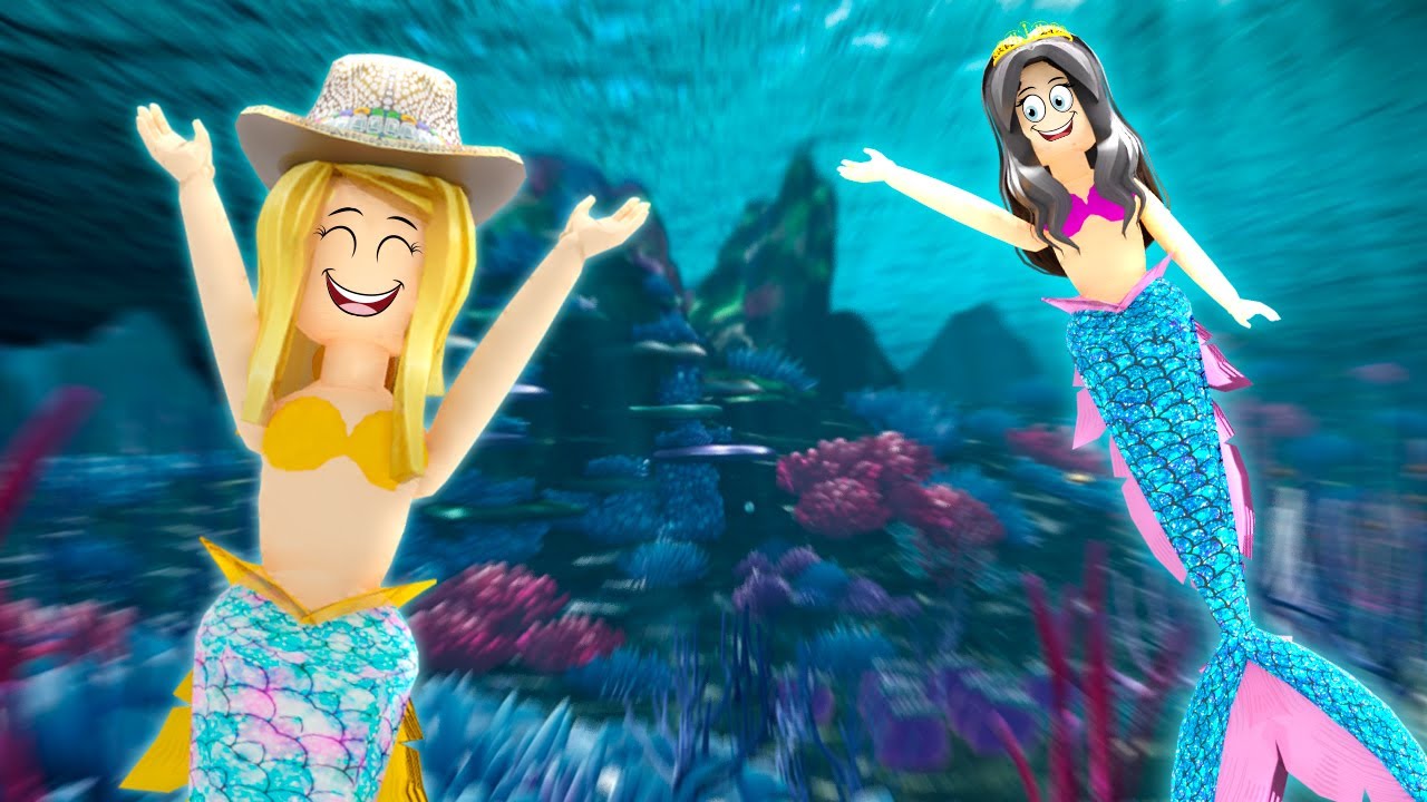 ¡Nos convertimos en sirenas en Roblox! Con @LunaForever - YouTube