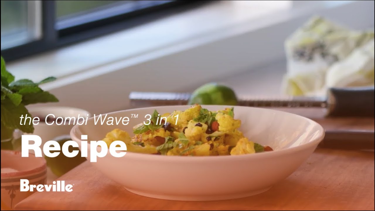 The Combi Wave™ 3 in 1 Amanda Haas cooks curry roasted cauliflower Breville USA YouTube