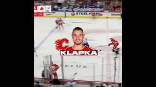 GÓL Adama Klapky! (6) Calgary vs Vancouver #nhl #hockey #shorts