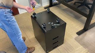 Assembly of the UPLIFT Desk 3-Drawer File Rolling Cabinet