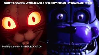 FNaF Venta Black (Sister Location X Security Breach)