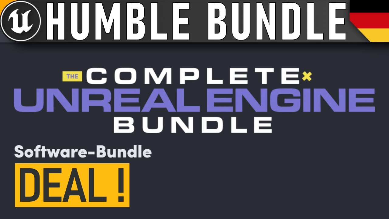 KURS DEAL! Humble Bundle - The Complete Unreal Engine Bundle November ...