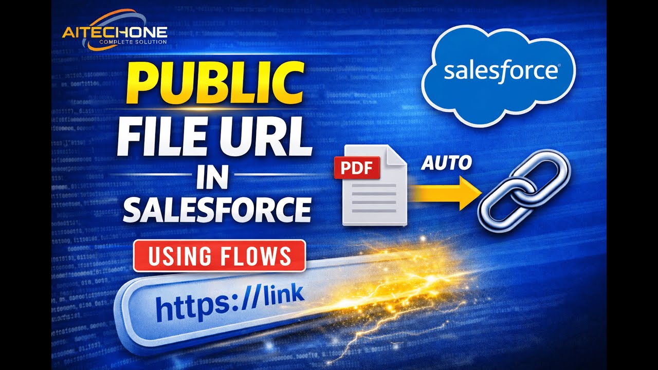 Generate Public File URL in Salesforce using Apex Trigger & Flow (Step ...