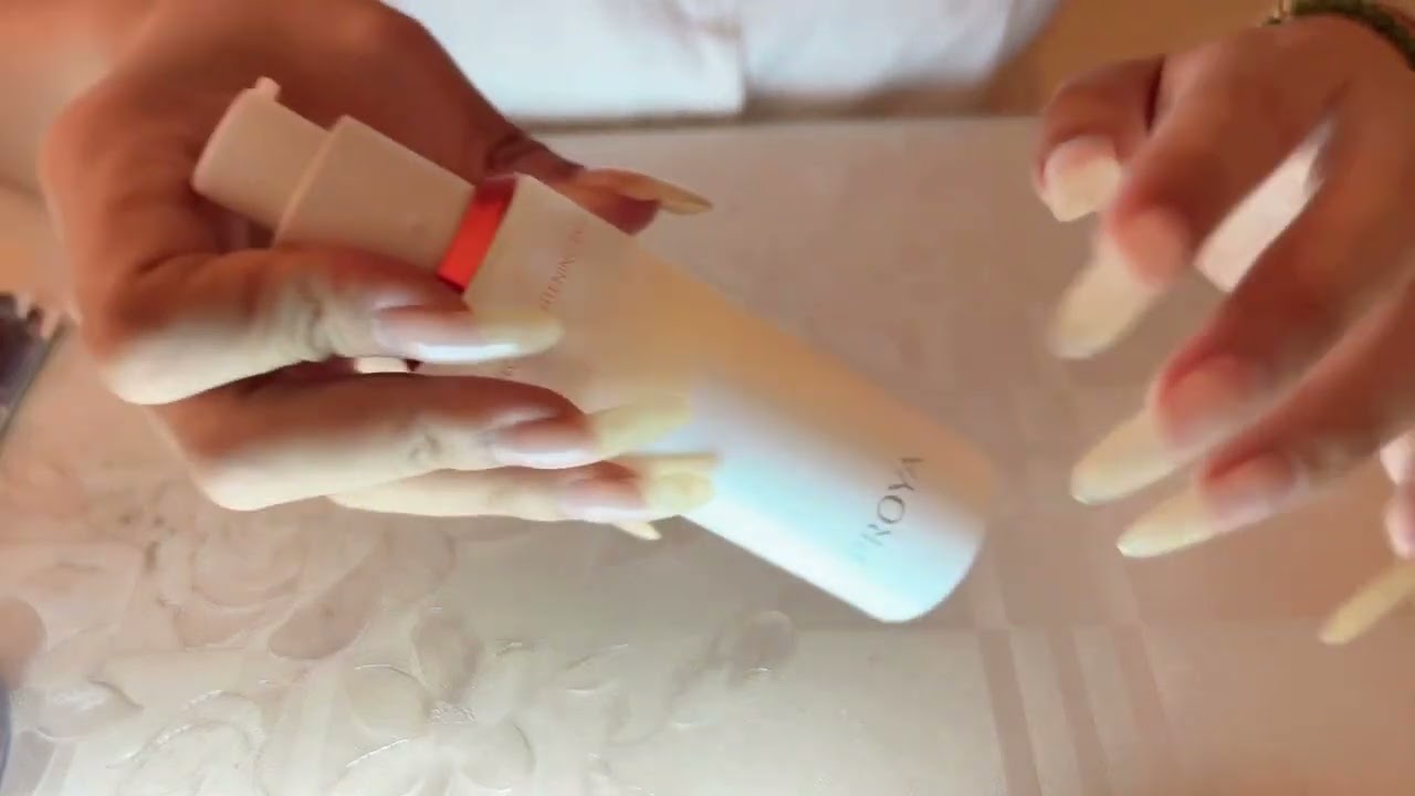 Long nail tapping sound, touch sound