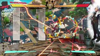 Bridget Wallbreak Counter Hit Combo (Midscreen) | Guilty Gear Strive