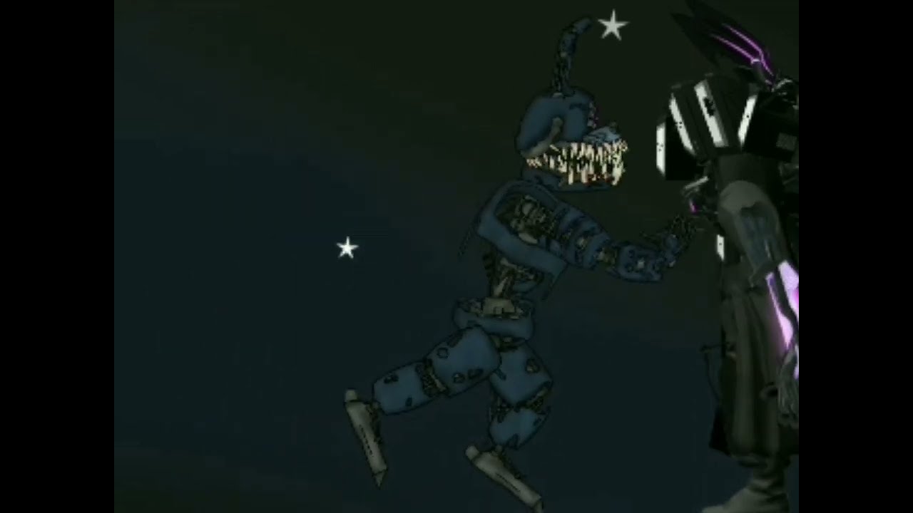 TV titan fights corrupted bonnie or smth