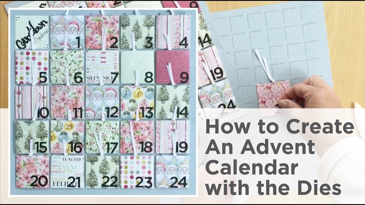 How to Create an Advent Calendar with the Dies YouTube