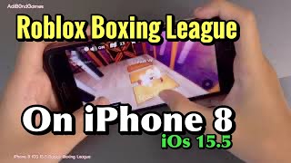 Roblox Boxing League iPhone 8 ios 15.5 screenshot 5