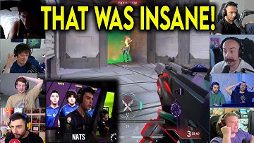 Valorant Streamers Reacts To TL nAts Insane 1v2 CLUTCH To ACE Against APEKS In VCT
