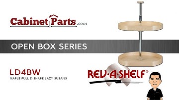 Rev-A-Shelf LD4BW D Shape Lazy Susan