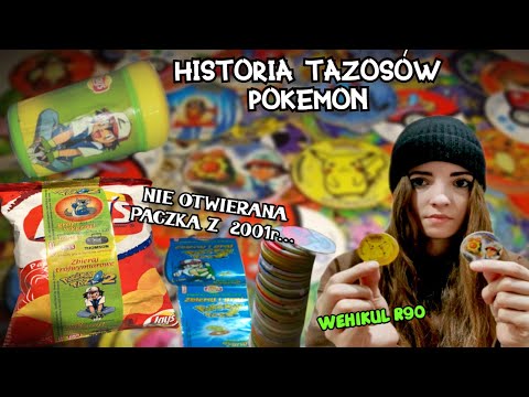 TAZOSY POKEMON | I NIE OTWIERANA PACZKA Z 2001 #tazos #pokemon  #nostalgia