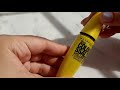 MAYBELLINE/ the COLO SSAL VOLOM EXPRESS MASCARA / 100% BLACK/ туш для ресниц