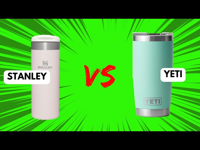 Stanley AeroLight Transit Bottle vs Yeti 20 Rambler 