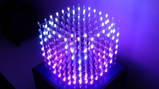 3D 8X8X8 Rgb Led Cube - Demo And Build Extended Version