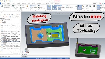 Mastercam Mill-3D Finishing Toolpaths Explained | Complete Guide