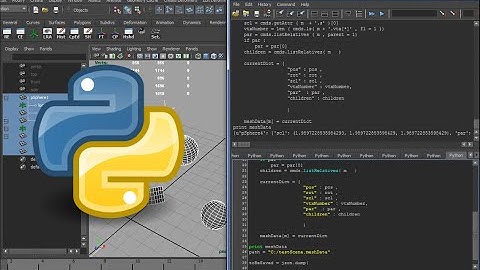 MAYA TUTORIAL : the power of python dictonary