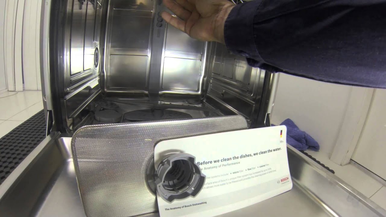 Bosch Dishwasher Repair & Maintenance Tutorial 1 - YouTube