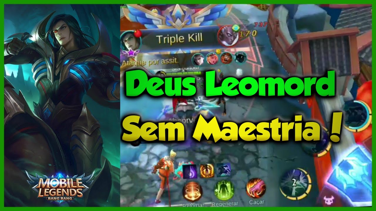 PARTIDA DE Leomord FIZ 3 TRIPLE KILLS| RANKEADA - Mobile Legends - YouTube