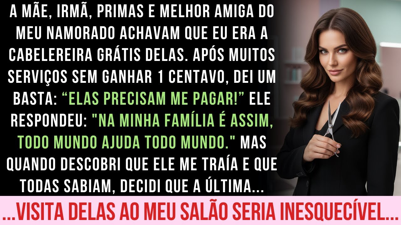 A FAMÍLIA DO MEU NAMORADO ME USOU COMO CABELEREIRA GRÁTIS. NO CASAMENTO ELAS ENLOUQUECERAM AO VER...