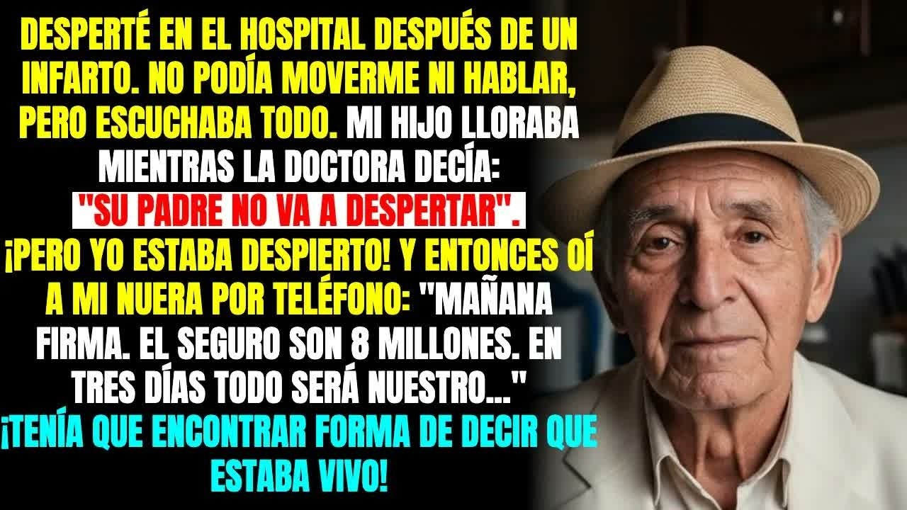 La Enfermera Susurró： ＂Su Hijo Firmó Para Desconectarlo Mañana＂... ¡Pero Yo Escuchaba Todo!