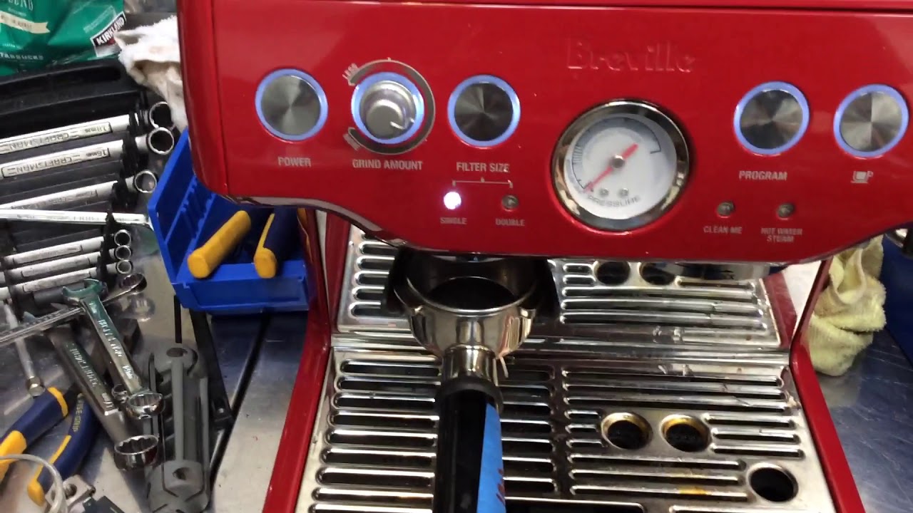 Buzzing Breville 870XL Test after Solenoid Valve Replacement 1901 YouTube