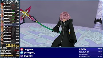 [World Record] KH2FM (PS4) - Lvl 1 Data Org RTA  - 18:42