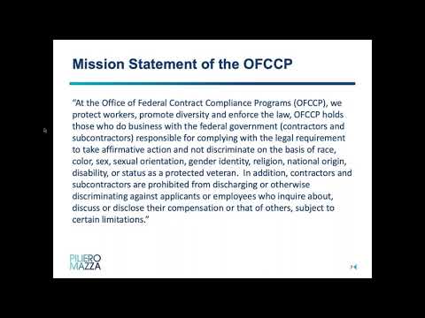 2020 OFCCP Refresh and Reset