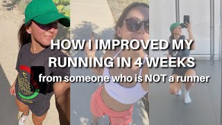 4 WEEK UPDATE WITH RUNNING // How I'm Getting Better At Running From Someone Who Isn't A Runner