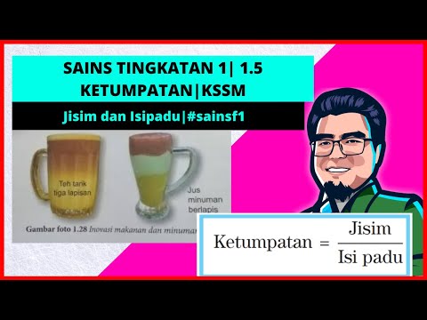 SAINS TINGKATAN 1 | 1.5 KETUMPATAN | KSSM | #sainsf1