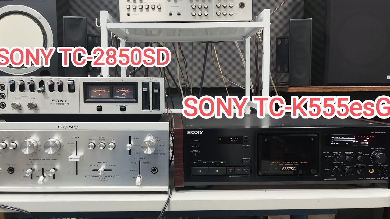 SONY TC-2850SD TC-K555esG, +79235077707 - YouTube