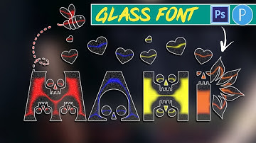 How To Make New Glass Font In Ps Touch & Pixellab - How To Make New Multiply Color Glass Font