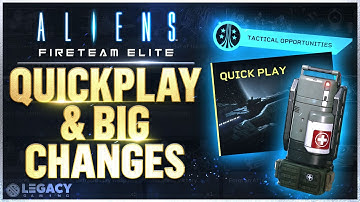 Aliens: Fireteam Elite - Huge Matchmaking Changes | Quickplay Added & The Doc Buffed