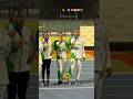 Team Ghana Girls Displaying Their Medals After Placing 3rd