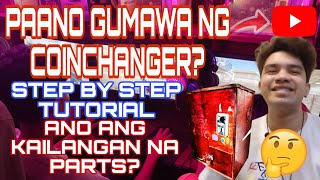 PAANO GUMAWA NG COIN CHANGER MACHINE PAANO GUMAGANA ANG ARCLEM COIN CHANGER STEP BY STEP TUTORIAL.