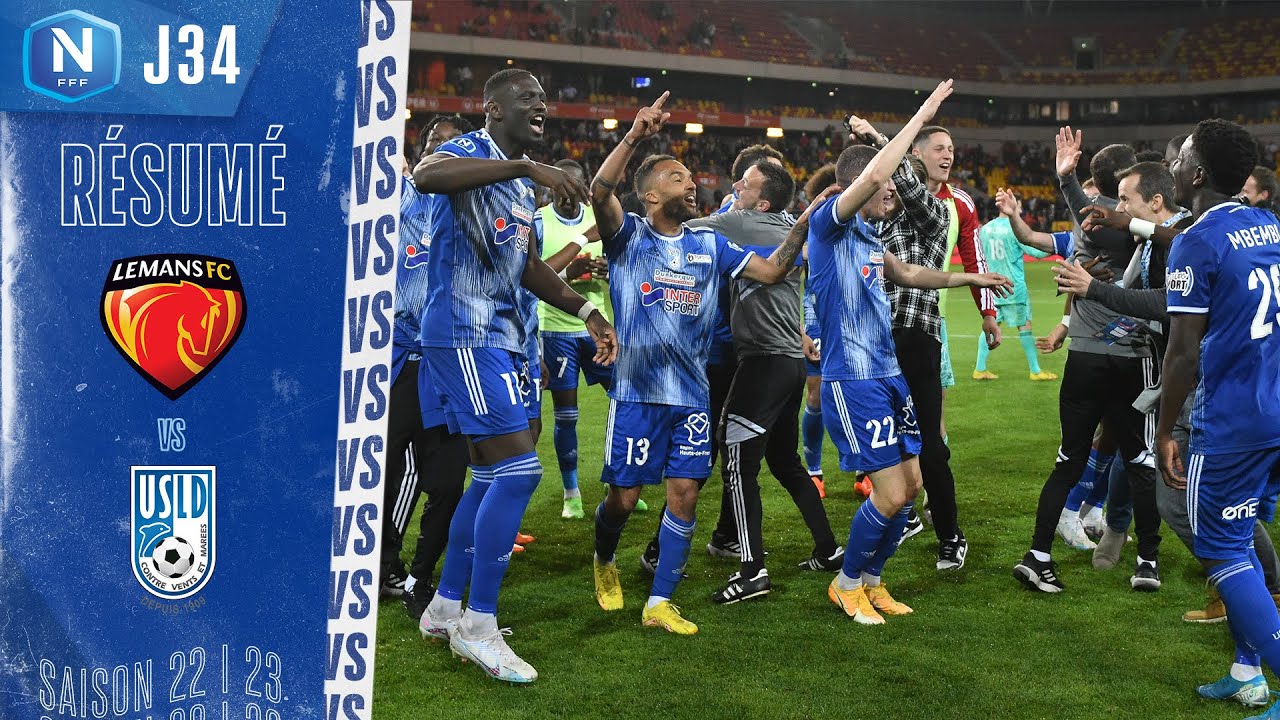 J34 Le Mans FC - USL Dunkerque (2-3), le résumé I National FFF 2022-2023
