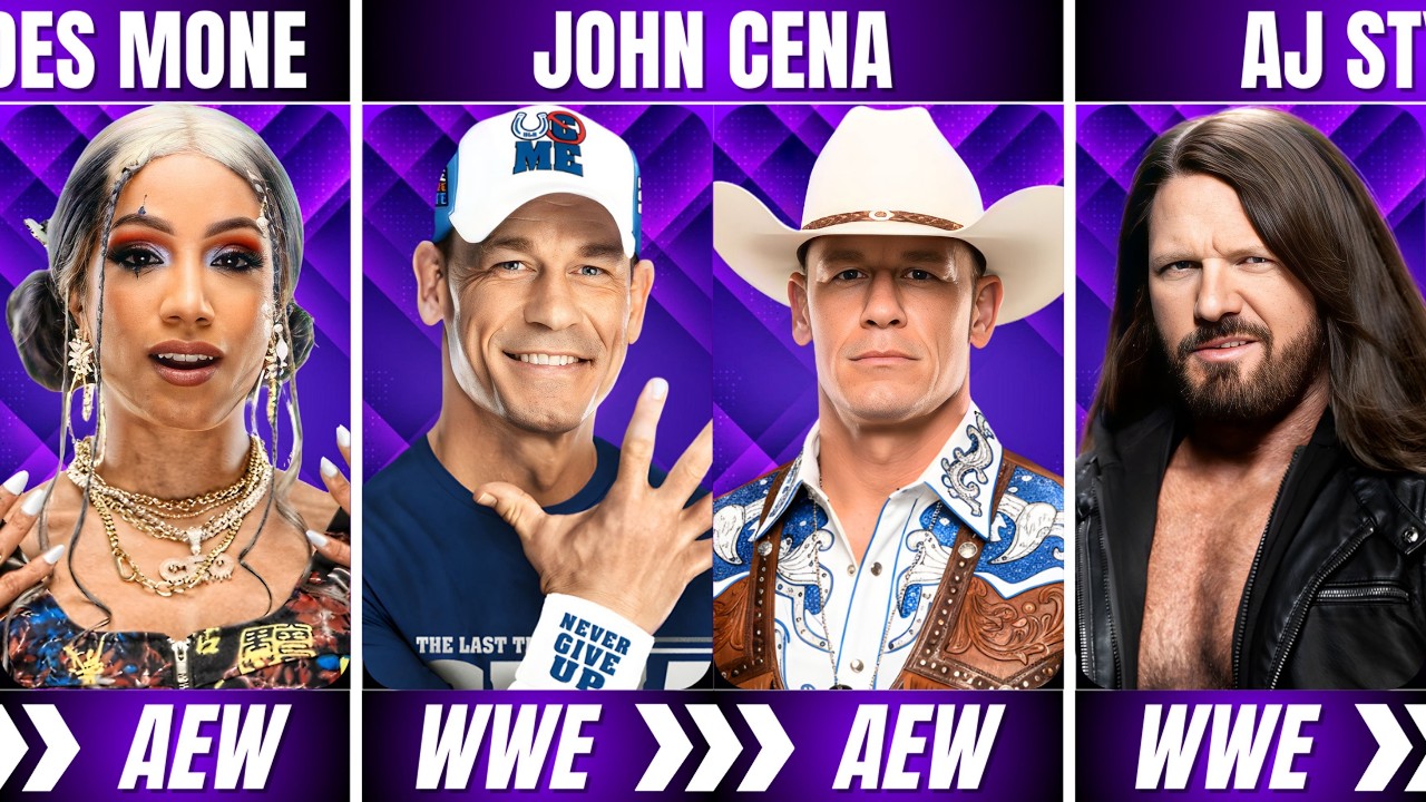 WWE Superstars Who Joined AEW And Their First Debut Year | wrestlinginc ...
