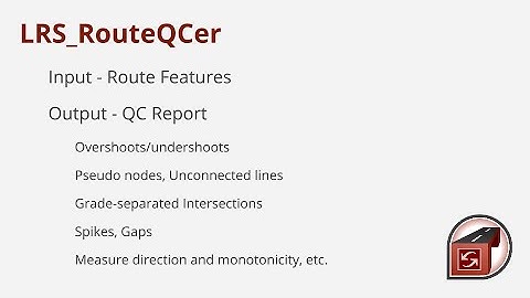 LRS RouteQCer Transformer for FME