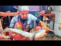 ১৬ কেজি🐟 ওজনের সমুদ্রিক মৌচনমাছ কাটিং করা হচ্ছে 🐬মিরপুর -১ মাছ বাজার ঢাকা।
