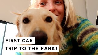 FIRST CAR TRIP TO THE PARK! | Estée Lalonde