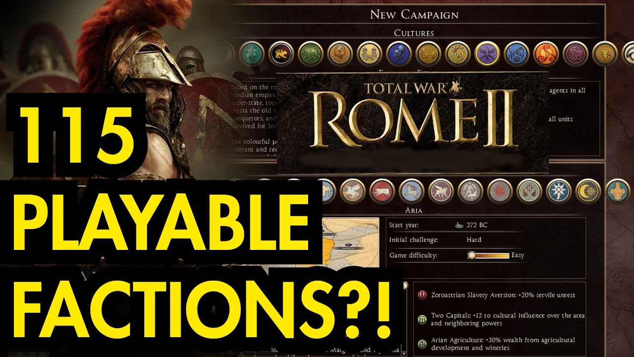 total war rome 2 best mods