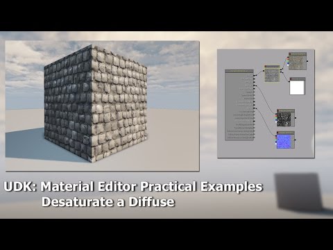 UDK: Material Practical Examples - How to Desaturate a Diffuse